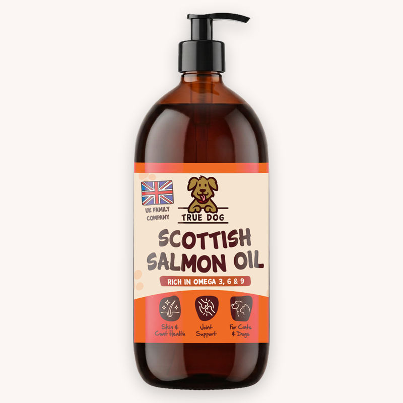 True Dog Scottish salmon oil, 1L pump bottle