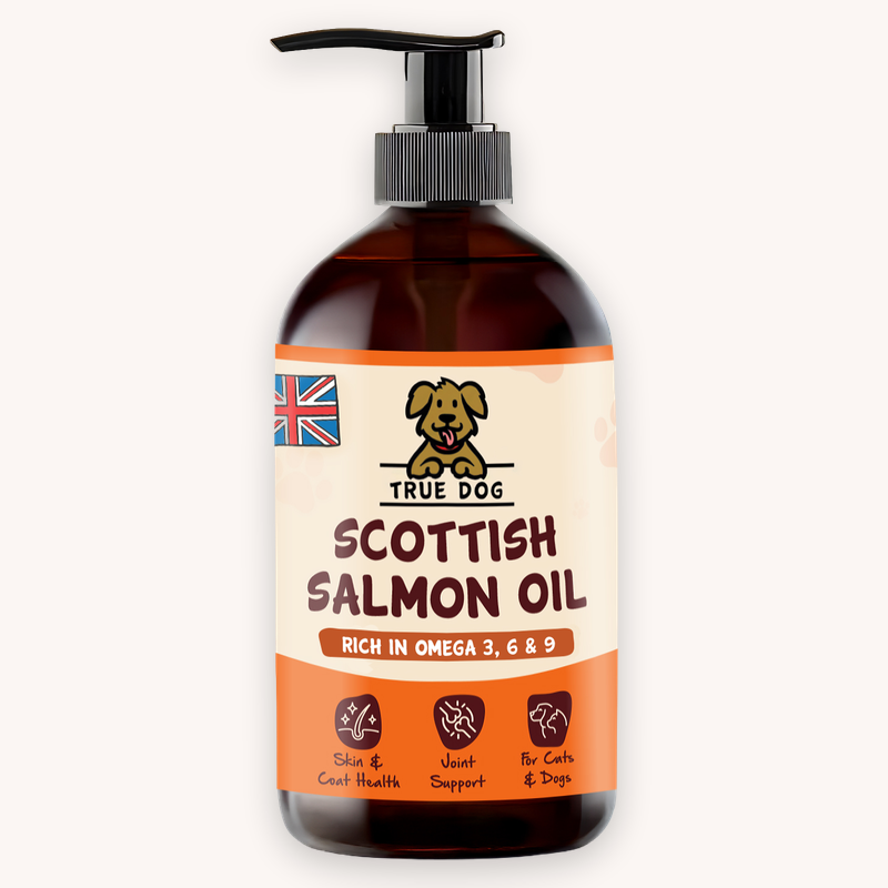 True Dog Scottish salmon oil, 500ml pump bottle