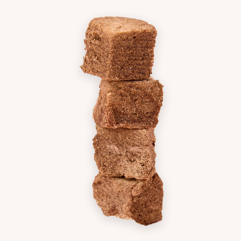 Waita Close-up of four stacked lamb cubes